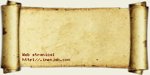 Snežana Bjelonić vizit kartica